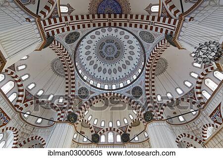 Stock Photography - "Sehzade Mosque, Prince Mosque, built by Sinan, Sehzade neighbourhood in the district of Fatih, Istanbul, Turkey, Europe, Istanbul, Istanbul Province, Turkey, Asia". Fotosearch