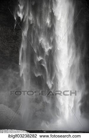 Stock Image - "Seljalandsfoss, waterfall, Thorsmork, Southern Region, Iceland, Europe". Fotosearch