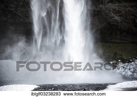 "Seljalandsfoss, waterfall, Thorsmork, Southern Region, Iceland, Europe" View Large Photo Image Stock Image - "Seljalandsfoss, waterfall, Thorsmork, Southern Region, Iceland, Europe". Fotosearch