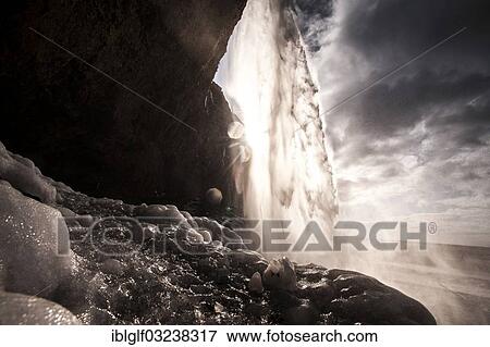 "Seljalandsfoss, waterfall, Thorsmork, Southern Region, Iceland, Europe" View Large Photo Image Stock Photo - "Seljalandsfoss, waterfall, Thorsmork, Southern Region, Iceland, Europe". Fotosearch