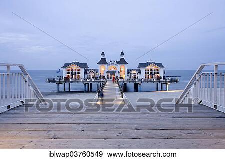 "Sellin pier, Baltic Seaside Resort Sellin, Rugen, Mecklenburg-Western Pomerania, Germany, Europe" View Large Photo Image Stock Photo - "Sellin pier, Baltic Seaside Resort Sellin, Rugen, Mecklenburg-Western Pomerania, Germany, Europe". Fotosearch
