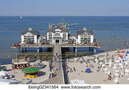 "Sellin sea bridge, pier, Ruegen Island, Mecklenburg-Western Pomerania, Germany, Europe" View Large Photo Image Picture - "Sellin sea bridge, pier, Ruegen Island, Mecklenburg-Western Pomerania, Germany, Europe". Fotosearch
