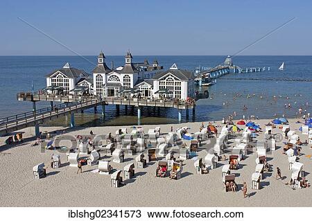"Sellin sea bridge, pier, Ruegen Island, Mecklenburg-Western Pomerania, Germany, Europe" View Large Photo Image Stock Image - "Sellin sea bridge, pier, Ruegen Island, Mecklenburg-Western Pomerania, Germany, Europe". Fotosearch