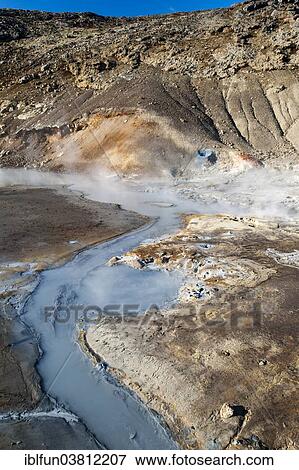 "Seltun geothermal area, Suournes or Southern Peninsula, Reykjanes Peninsula, Iceland, Europe" View Large Photo Image Stock Photo - "Seltun geothermal area, Suournes or Southern Peninsula, Reykjanes Peninsula, Iceland, Europe". Fotosearch