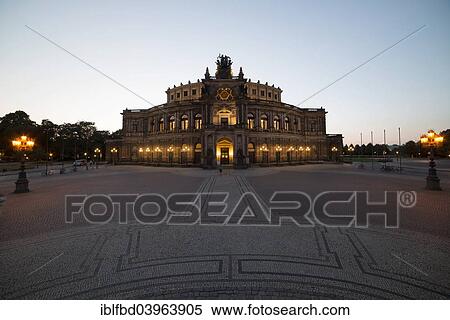 "Semperoperor Dresden Opera, illuminated, Dresden, Saxonia, Germany, Europe" View Large Photo Image Stock Photography - "Semperoperor Dresden Opera, illuminated, Dresden, Saxonia, Germany, Europe". Fotosearch