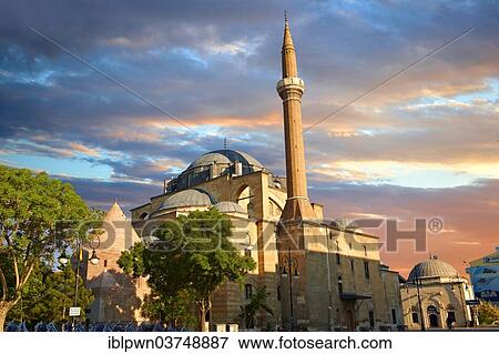 "Serafettin Mosque, Konya, Central Anatolia, Turkey, Asia" View Large Photo Image Stock Photo - "Serafettin Mosque, Konya, Central Anatolia, Turkey, Asia". Fotosearch