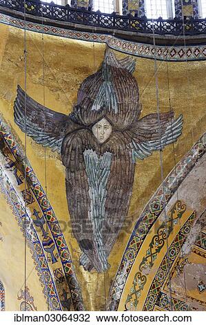 "Seraphim, one of the four angels in the pendentives, Sultanahmet, Istanbul, European side, Istanbul Province, Turkey, European side, Europe" View Large Photo Image Stock Image - "Seraphim, one of the four angels in the pendentives, Sultanahmet, Istanbul, European side, Istanbul Province, Turkey, European side, Europe". Fotosearch