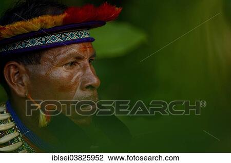 "Shaman, Lago Agrio, Ecuador, South America" View Large Photo Image Stock Image - "Shaman, Lago Agrio, Ecuador, South America". Fotosearch
