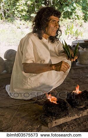 "Shaman of the Lacandon tribe at a ceremony, Selva Lacandona, Naha, Chiapas, Mexico, North America" View Large Photo Image Stock Image - "Shaman of the Lacandon tribe at a ceremony, Selva Lacandona, Naha, Chiapas, Mexico, North America". Fotosearch