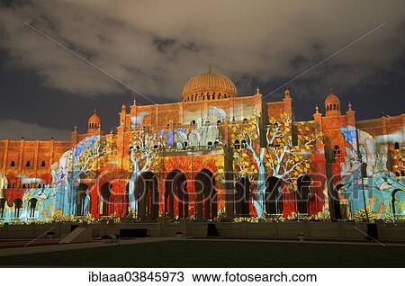"Sharjah Light Festival, Islamic Museum of Civilization, Sharjah, Emirate of Sharjah, United Arab Emirates, Asia" View Large Photo Image Stock Image - "Sharjah Light Festival, Islamic Museum of Civilization, Sharjah, Emirate of Sharjah, United Arab Emirates, Asia". Fotosearch