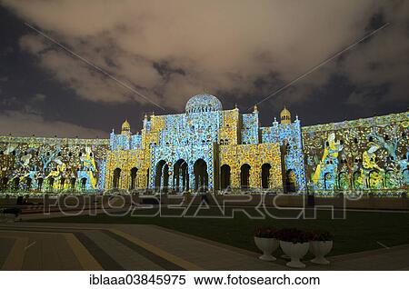 "Sharjah Light Festival, Islamic Museum of Civilization, Sharjah, Emirate of Sharjah, United Arab Emirates, Asia" View Large Photo Image Stock Photography - "Sharjah Light Festival, Islamic Museum of Civilization, Sharjah, Emirate of Sharjah, United Arab Emirates, Asia". Fotosearch