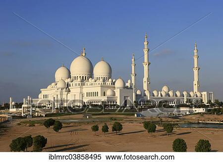 "Sheikh Zayed Grand Mosque, Abu Dhabi, Emirate of Abu Dhabi, United Arab Emirates, Asia" View Large Photo Image Stock Photography - "Sheikh Zayed Grand Mosque, Abu Dhabi, Emirate of Abu Dhabi, United Arab Emirates, Asia". Fotosearch