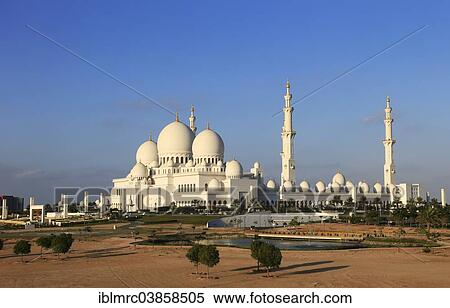 "Sheikh Zayed Grand Mosque, Abu Dhabi, Emirate of Abu Dhabi, United Arab Emirates, Asia" View Large Photo Image Stock Photography - "Sheikh Zayed Grand Mosque, Abu Dhabi, Emirate of Abu Dhabi, United Arab Emirates, Asia". Fotosearch