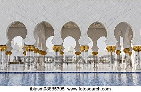 "Sheikh Zayed Mosque, Abu Dhabi, Emirate of Abu Dhabi, United Arab Emirates, Asia" View Large Photo Image Stock Photography - "Sheikh Zayed Mosque, Abu Dhabi, Emirate of Abu Dhabi, United Arab Emirates, Asia". Fotosearch