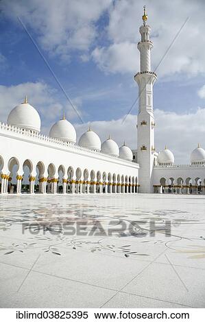 "Sheikh Zayed Mosque, Abu Dhabi, Emirate of Abu Dhabi, United Arab Emirates, Asia" View Large Photo Image Stock Photography - "Sheikh Zayed Mosque, Abu Dhabi, Emirate of Abu Dhabi, United Arab Emirates, Asia". Fotosearch