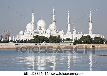 "Sheikh Zayed Mosque, Abu Dhabi, Emirate of Abu Dhabi, United Arab Emirates, Asia" View Large Photo Image Stock Photography - "Sheikh Zayed Mosque, Abu Dhabi, Emirate of Abu Dhabi, United Arab Emirates, Asia". Fotosearch