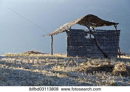 "Shelter for animals in the first light of the morning, Sete, Solukhumbu District, Sagarmatha Zone, Nepal, Asia" View Large Photo Image Stock Photo - "Shelter for animals in the first light of the morning, Sete, Solukhumbu District, Sagarmatha Zone, Nepal, Asia". Fotosearch