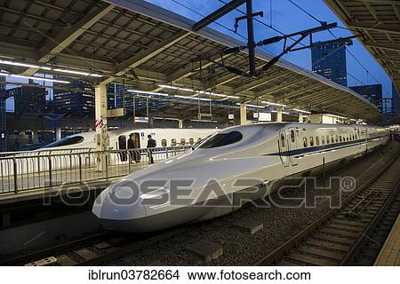 "Shinkansen train station, Tokyo, Japan, Asia" View Large Photo Image Picture - "Shinkansen train station, Tokyo, Japan, Asia". Fotosearch