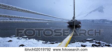 Stock Image - "Ship, Antarctic Region, Antarctica". Fotosearch
