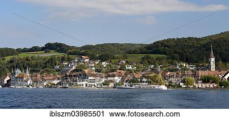 "Ship of the URH Schifffahrt Untersee und Rhein, off Steckborn, Canton of Thurgau, Switzerland, Europe" View Large Photo Image Stock Image - "Ship of the URH Schifffahrt Untersee und Rhein, off Steckborn, Canton of Thurgau, Switzerland, Europe". Fotosearch