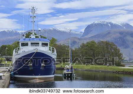 "Ship Sir John Murray in the port of Fort William, Fort William, Highlands, Scotland, United Kingdom, Europe" View Large Photo Image Stock Image - "Ship Sir John Murray in the port of Fort William, Fort William, Highlands, Scotland, United Kingdom, Europe". Fotosearch