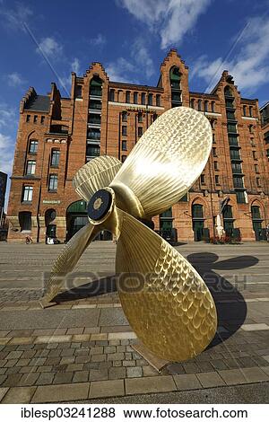 "Ship's propeller, International Maritime Museum in the Kaispeicher B warehouse at Magdeburg Harbour in the Elbtorquartier district, HafenCity, Hamburg, Hamburg, Germany, Europe" View Large Photo Image Stock Photo - "Ship's propeller, International Maritime Museum in the Kaispeicher B warehouse at Magdeburg Harbour in the Elbtorquartier district, HafenCity, Hamburg, Hamburg, Germany, Europe". Fotosearch