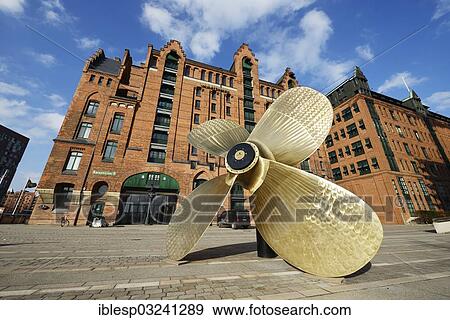 "Ship's propeller, International Maritime Museum in the Kaispeicher B warehouse at Magdeburg Harbour in the Elbtorquartier district, HafenCity, Hamburg, Hamburg, Germany, Europe" View Large Photo Image Stock Photo - "Ship's propeller, International Maritime Museum in the Kaispeicher B warehouse at Magdeburg Harbour in the Elbtorquartier district, HafenCity, Hamburg, Hamburg, Germany, Europe". Fotosearch