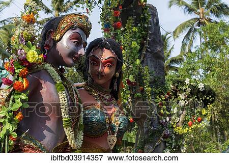"Shiva and Parvati sculptures displayed at a procession during a temple festival, Ayroor, Kerala, India, Asia" View Large Photo Image Stock Photo - "Shiva and Parvati sculptures displayed at a procession during a temple festival, Ayroor, Kerala, India, Asia". Fotosearch