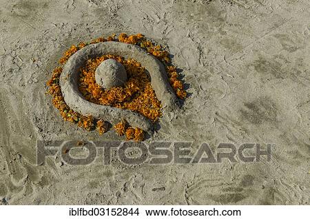 "Shiva Lingam made of sand and flowers, during Kumbha Mela, Allahabad, Uttar Pradesh, India, Asia" View Large Photo Image Picture - "Shiva Lingam made of sand and flowers, during Kumbha Mela, Allahabad, Uttar Pradesh, India, Asia". Fotosearch
