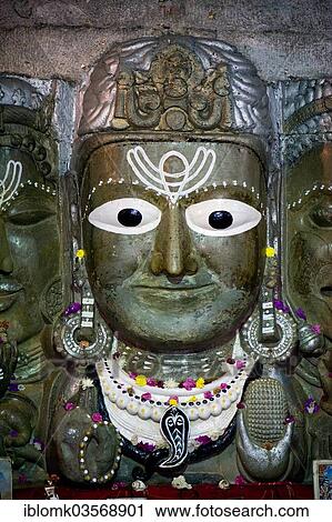 "Shiva-portrait in the Samadhishwar Temple dedicated to Shiva, Chittorgarh, Rajasthan, India, Asia" View Large Photo Image Stock Image - "Shiva-portrait in the Samadhishwar Temple dedicated to Shiva, Chittorgarh, Rajasthan, India, Asia". Fotosearch