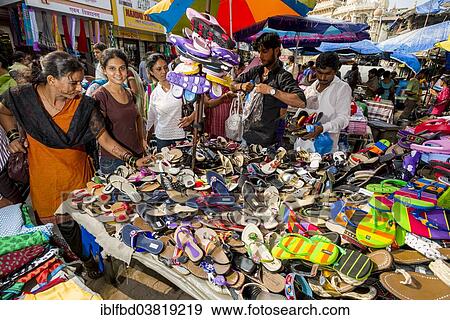 "Shoes for sale at Mangaldas Market, Mumbai, Maharashtra, India, Asia" View Large Photo Image Stock Photo - "Shoes for sale at Mangaldas Market, Mumbai, Maharashtra, India, Asia". Fotosearch