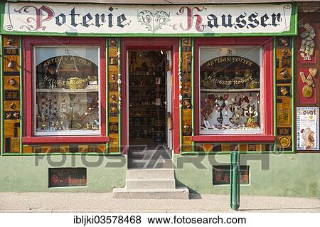"Shop selling pottery, Soufflenheim, Departement Bas-Rhin, Alsace, France, Europe" View Large Photo Image Stock Photo - "Shop selling pottery, Soufflenheim, Departement Bas-Rhin, Alsace, France, Europe". Fotosearch