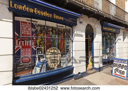 "Shop window, London Beatles Store in Baker Street, London, England, United Kingdom, Europe" View Large Photo Image Stock Image - "Shop window, London Beatles Store in Baker Street, London, England, United Kingdom, Europe". Fotosearch