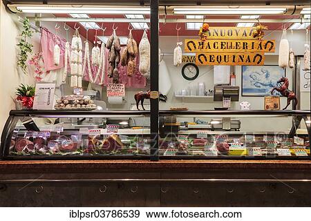 "Shop window of a horsemeat butcher's, Padua, Italy, Europe" View Large Photo Image Stock Photo - "Shop window of a horsemeat butcher's, Padua, Italy, Europe". Fotosearch