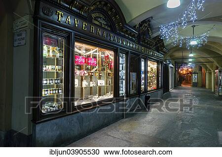 "Shop window of a Pasticceria, pastry shop and bar, under arcades at Piazza Cavour, at night, Vercelli, Piedmont, Italy, Europe" View Large Photo Image Stock Image - "Shop window of a Pasticceria, pastry shop and bar, under arcades at Piazza Cavour, at night, Vercelli, Piedmont, Italy, Europe". Fotosearch