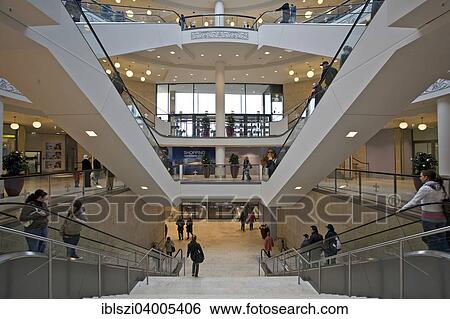 Stock Photograph - "Shopping center Limbeckerplatz Platz, Essen, Ruhr district, North Rhine-Westphalia, Germany, Europe". Fotosearch