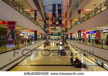 Stock Photograph - "Shopping mall Gulmohar Park, Ahmedabad, Gujarat, India, Asia". Fotosearch