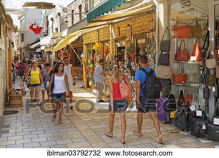 "Shopping street in the old town, Bodrum, Mugla Province, Aegean Region, Turkey, Asia" View Large Photo Image Stock Image - "Shopping street in the old town, Bodrum, Mugla Province, Aegean Region, Turkey, Asia". Fotosearch