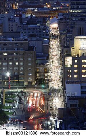 Stock Photo - "Shopping street of Francesco Madero in the city centre, Mexico City, Federal District, Mexico, North America". Fotosearch