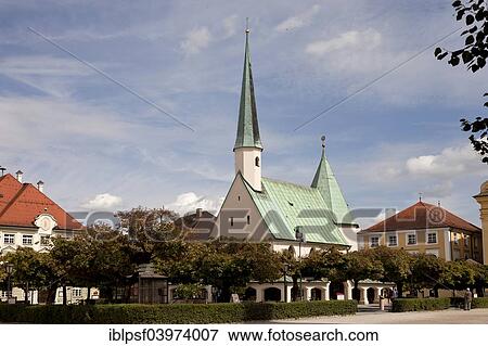 "Shrine of Our Lady of Altotting, on Kapellplatz square, Altotting, Upper Bavaria, Bavaria, Germany, Europe" View Large Photo Image Stock Photo - "Shrine of Our Lady of Altotting, on Kapellplatz square, Altotting, Upper Bavaria, Bavaria, Germany, Europe". Fotosearch