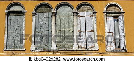 "Shuttered Palladian windows, Castello, Venice, Veneto, Italy, Europe" View Large Photo Image Stock Image - "Shuttered Palladian windows, Castello, Venice, Veneto, Italy, Europe". Fotosearch