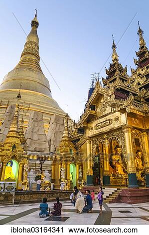 "Shwedagon Pagoda, Rangun, Yangon Region, Myanmar, Burma, Asia" View Large Photo Image Stock Image - "Shwedagon Pagoda, Rangun, Yangon Region, Myanmar, Burma, Asia". Fotosearch