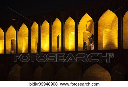 "Si-o-se Pol, Siosepol or Siose Bridge, also Bridge of 33 Arches or Allah-Verdi Khan Bridge, illuminated at night, Isfahan, Esfahan, Iran, Asia" View Large Photo Image Stock Photo - "Si-o-se Pol, Siosepol or Siose Bridge, also Bridge of 33 Arches or Allah-Verdi Khan Bridge, illuminated at night, Isfahan, Esfahan, Iran, Asia". Fotosearch