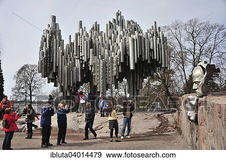 Stock Photo - "Sibelius Monument in Sibelius Park, 1967, by artist Eila Hiltunen, Helsinki, Finland, Europe". Fotosearch