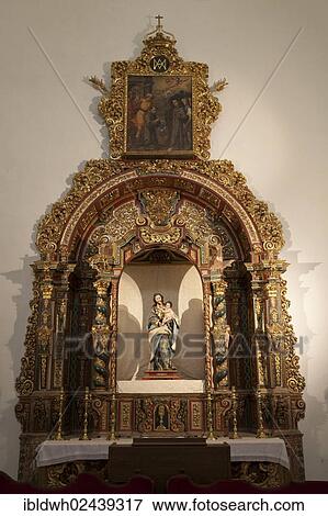 "Side altar with a statue of Mary with baby Jesus, Iglesia de Santa Maria church on the grounds of the Alhambra, Granada, Andalusia, Spain, Europe" View Large Photo Image Stock Photo - "Side altar with a statue of Mary with baby Jesus, Iglesia de Santa Maria church on the grounds of the Alhambra, Granada, Andalusia, Spain, Europe". Fotosearch