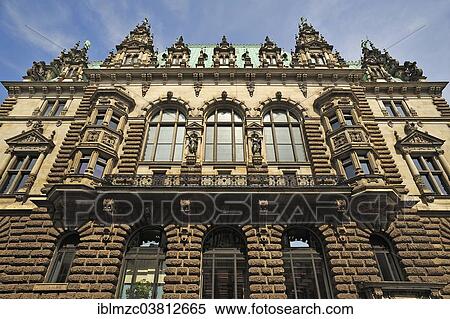 "Side facade, City Hall, Hamburg, Germany, Europe" View Large Photo Image Stock Photography - "Side facade, City Hall, Hamburg, Germany, Europe". Fotosearch