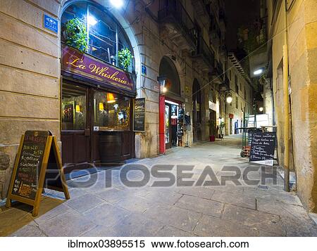 "Side street of the Rambla de Catalunya with bars and restaurants, Barcelona, ​​Catalonia, Spain, Europe" View Large Photo Image Stock Photography - "Side street of the Rambla de Catalunya with bars and restaurants, Barcelona, ​​Catalonia, Spain, Europe". Fotosearch