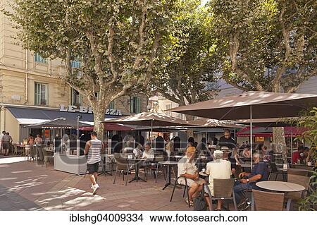 "Sidewalk cafe, old town, Menton, Cote d'Azur, France, Europe" View Large Photo Image Picture - "Sidewalk cafe, old town, Menton, Cote d'Azur, France, Europe". Fotosearch