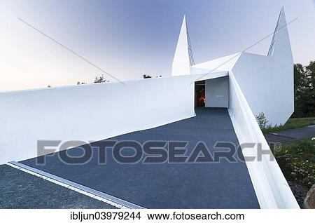 "Siegerland Motorway Church at the A45 motorway, by architects Schneider and Schumacher, Wilnsdorf, North Rhine-Westphalia, Germany, Europe" View Large Photo Image Picture - "Siegerland Motorway Church at the A45 motorway, by architects Schneider and Schumacher, Wilnsdorf, North Rhine-Westphalia, Germany, Europe". Fotosearch