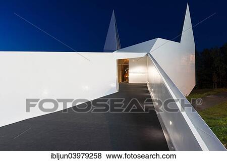 "Siegerland Motorway Church at the A45 motorway, by architects Schneider and Schumacher, Wilnsdorf, North Rhine-Westphalia, Germany, Europe" View Large Photo Image Stock Photo - "Siegerland Motorway Church at the A45 motorway, by architects Schneider and Schumacher, Wilnsdorf, North Rhine-Westphalia, Germany, Europe". Fotosearch